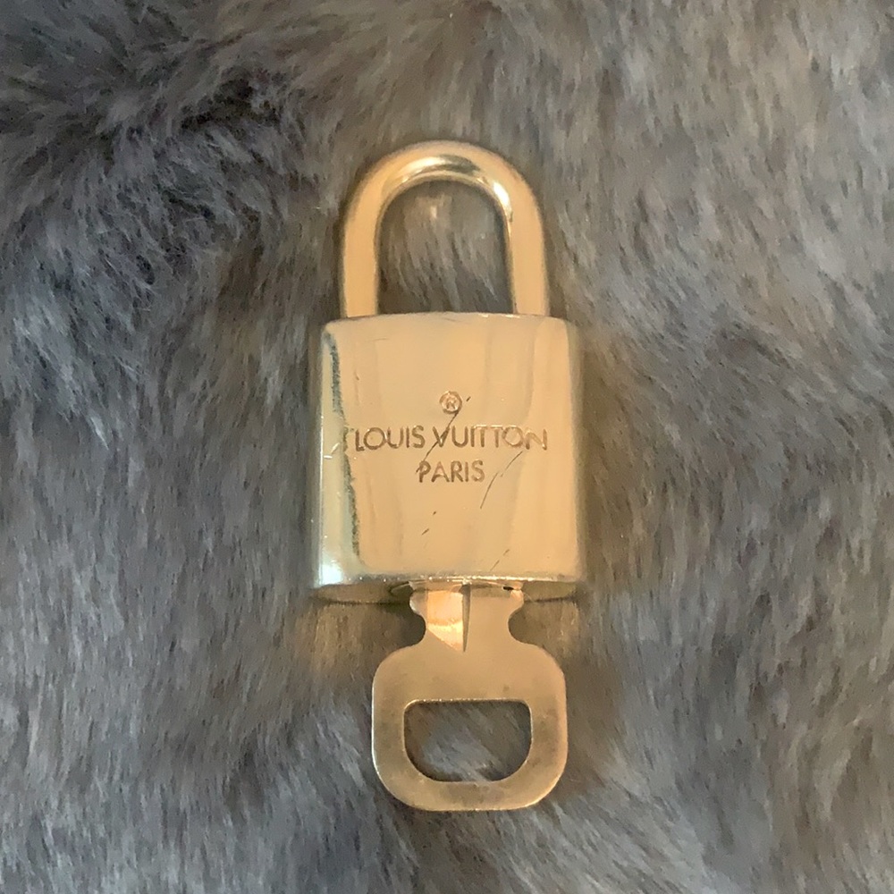**SOLD*** Louis Vuitton Brass Padlock And Key